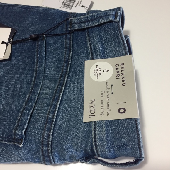 NYDJ Marilyn Relaxed Capri Size 0 New With Tags - Picture 7 of 8